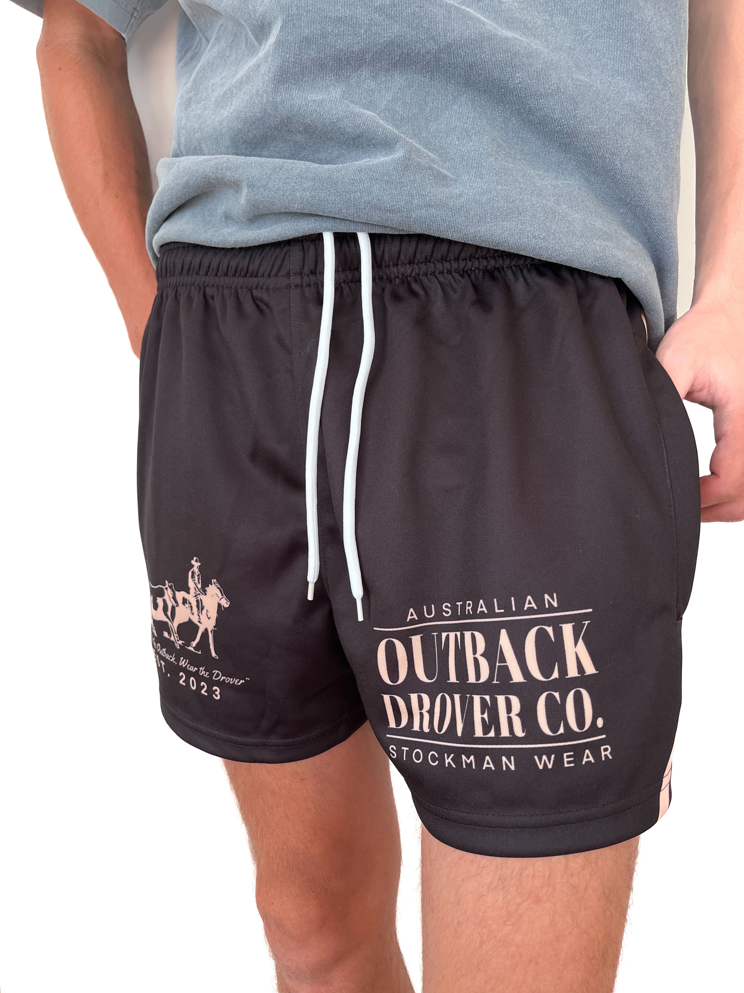 Shorts Unisex Footy – Charcoal