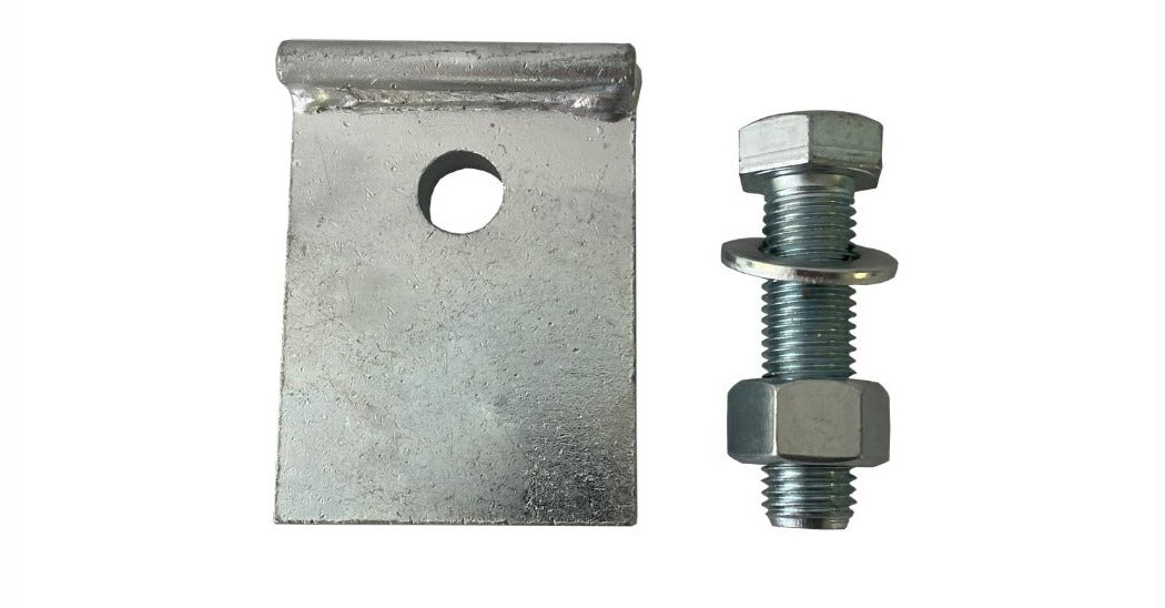 Post Plate Dog Clamp to suit Slotted Beam Support
