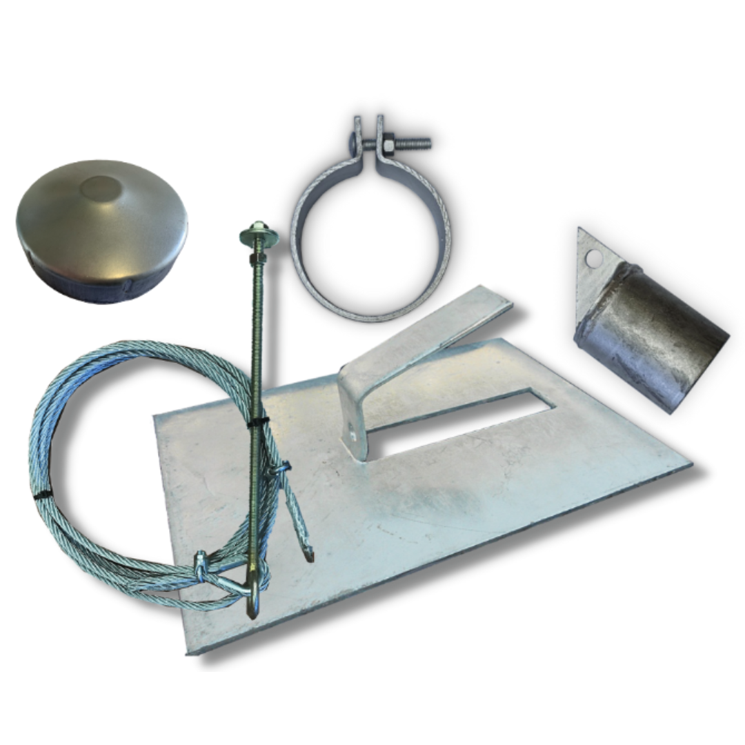 Pipe Clamp & Tab End Adaptor - Cable Assembly Kits - Horsey People