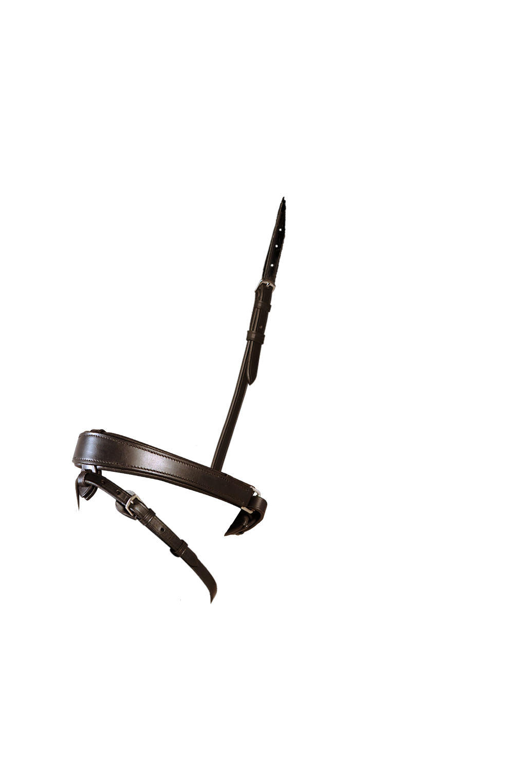 Anatomical Flat Plain Converter Crank – Havana Snaffle/Double Noseband