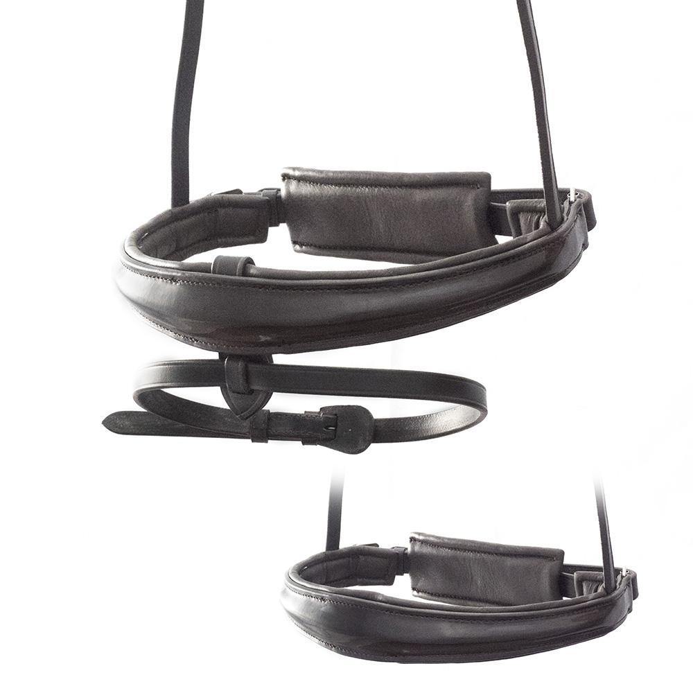 Anatomical Raised Patent Converter Crank – Havana Snaffle / Double Noseband