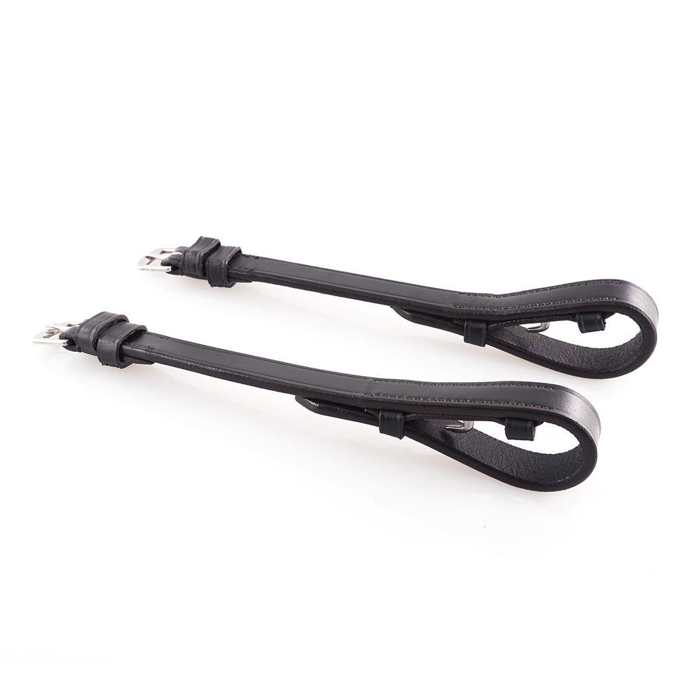 Billet 4/8 Wide Cheekpieces – Havana