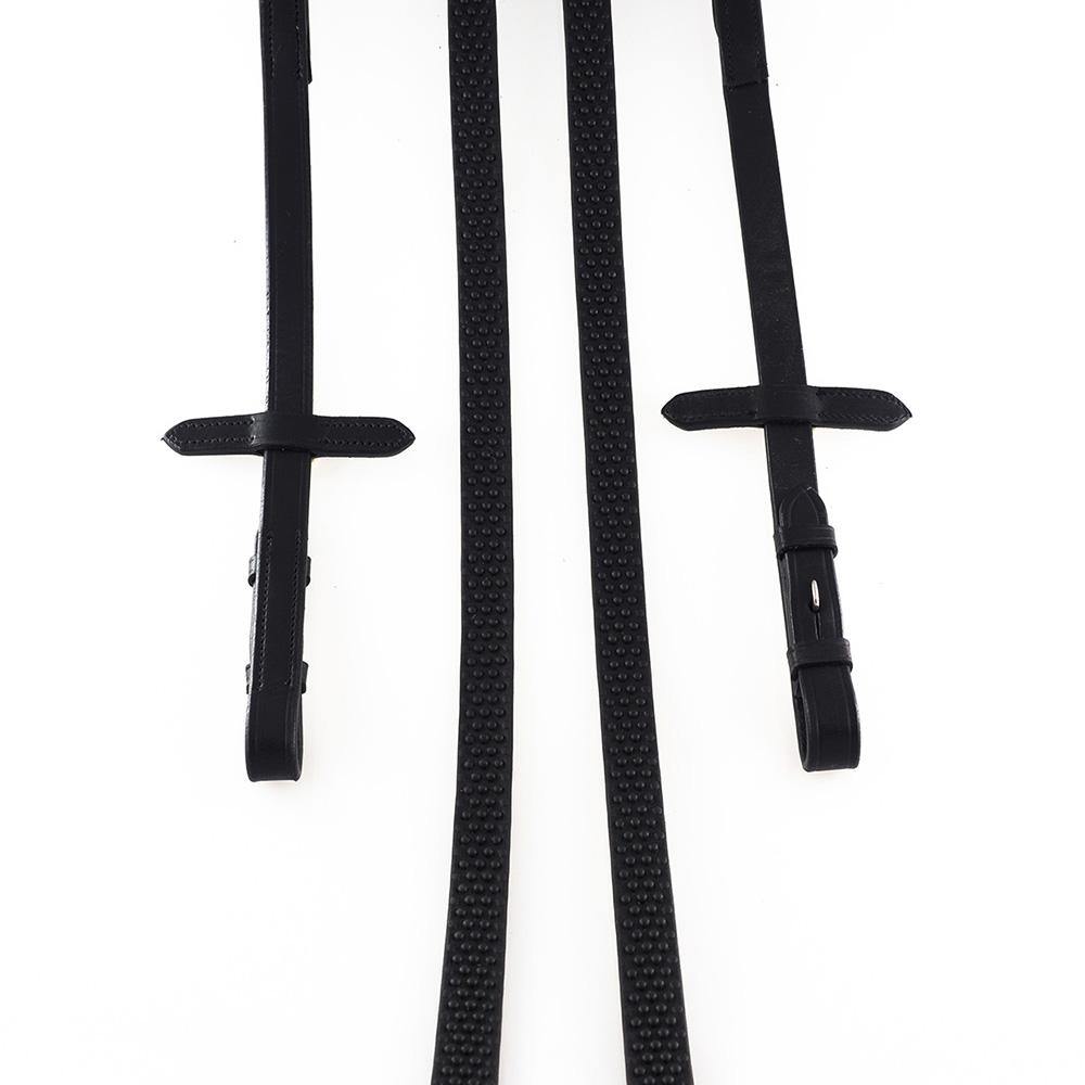 Bio Grip Black Reins – No Stoppers