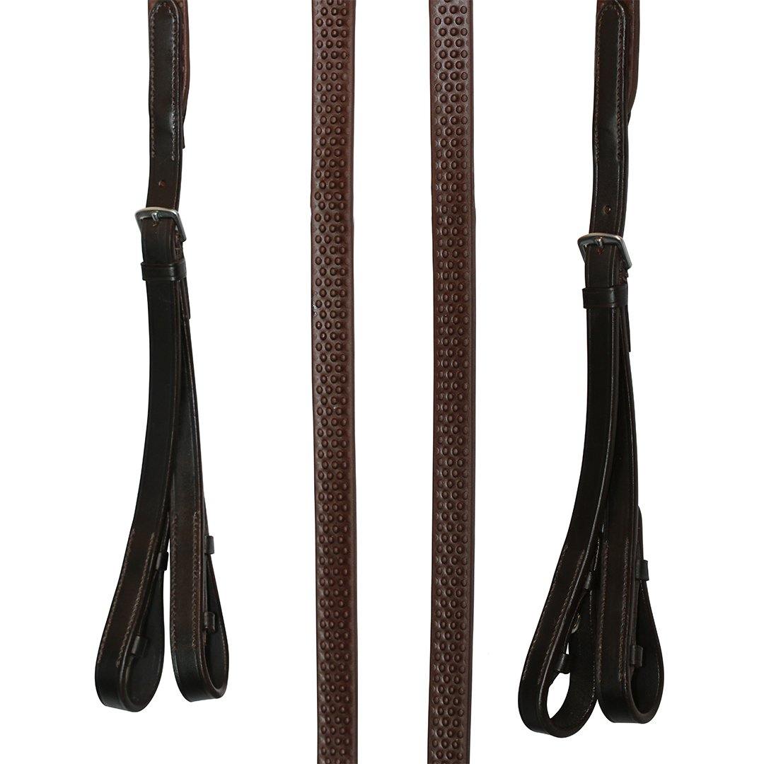 Bio Grip Split Havana Reins