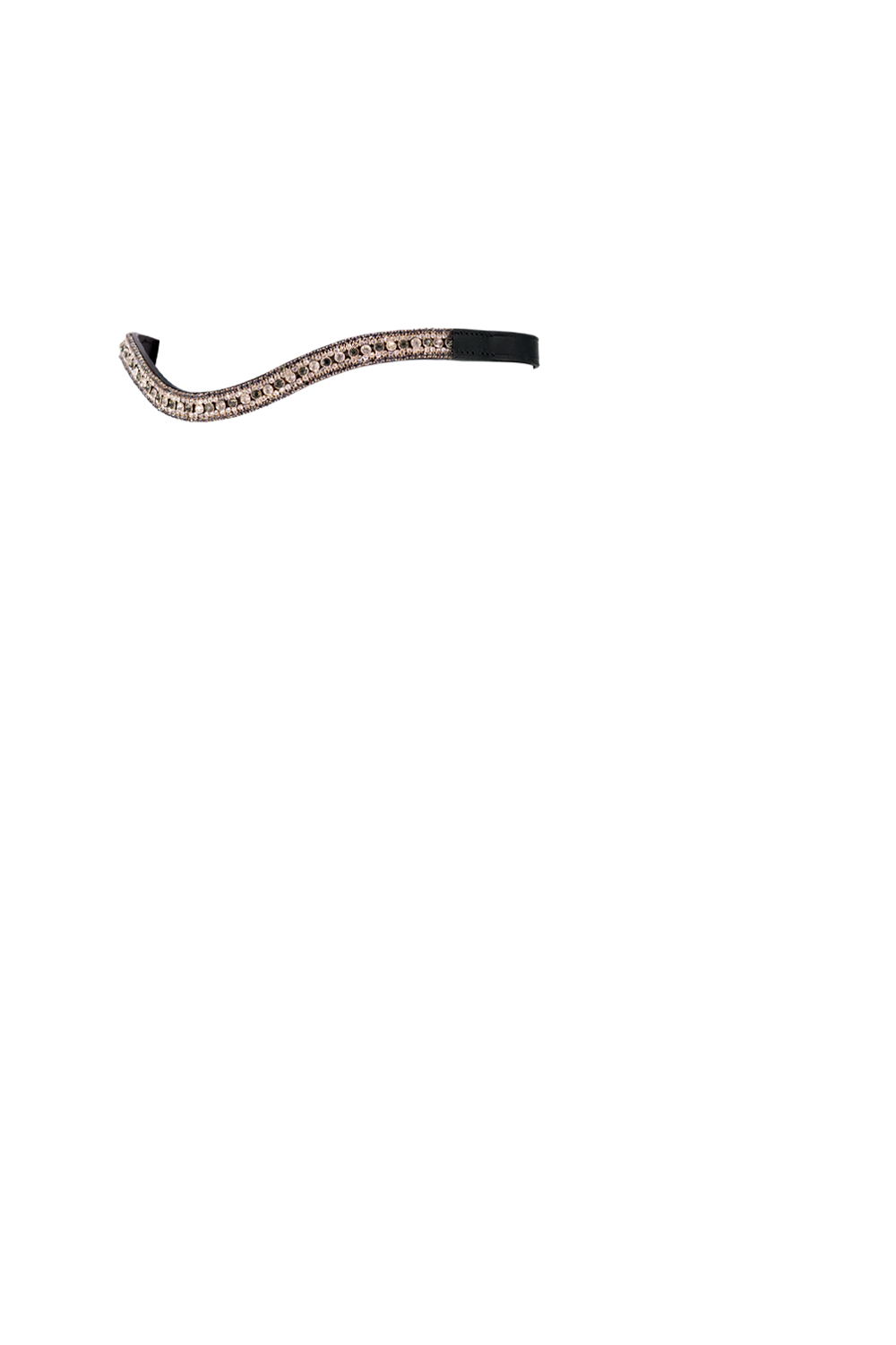 Clear & Grey Princess Wave – Black Browband