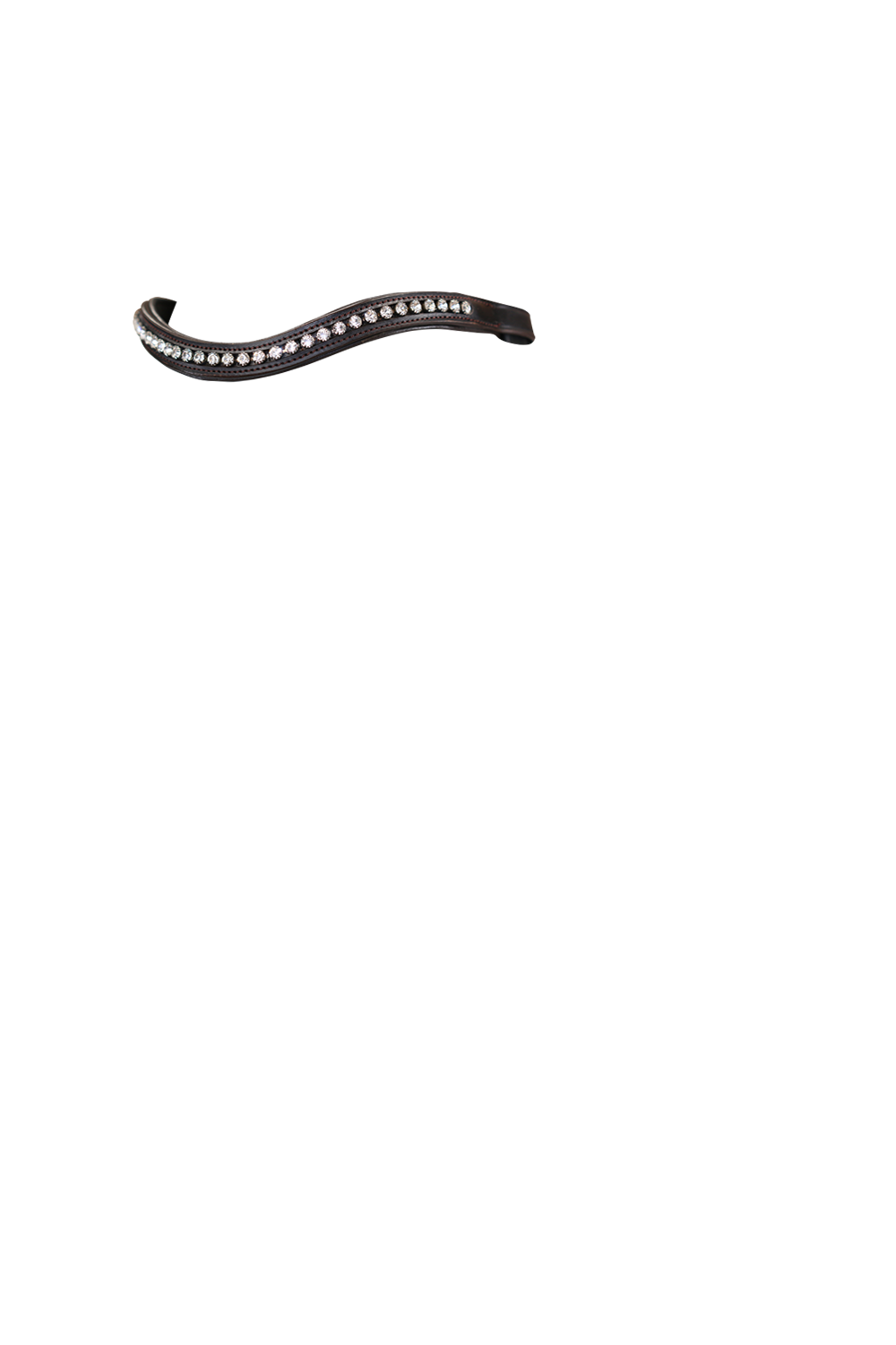 Clear Crystal Mid Thin Wave – Havana Browband