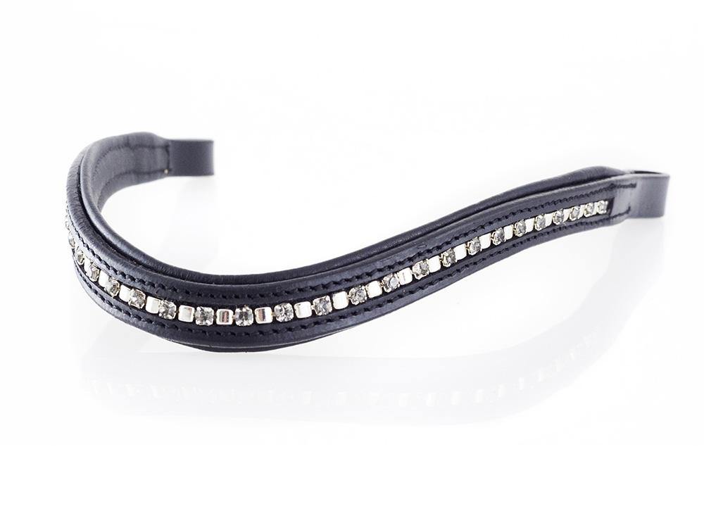 Mini Clincher Grey Crystal Wave – Black Browband