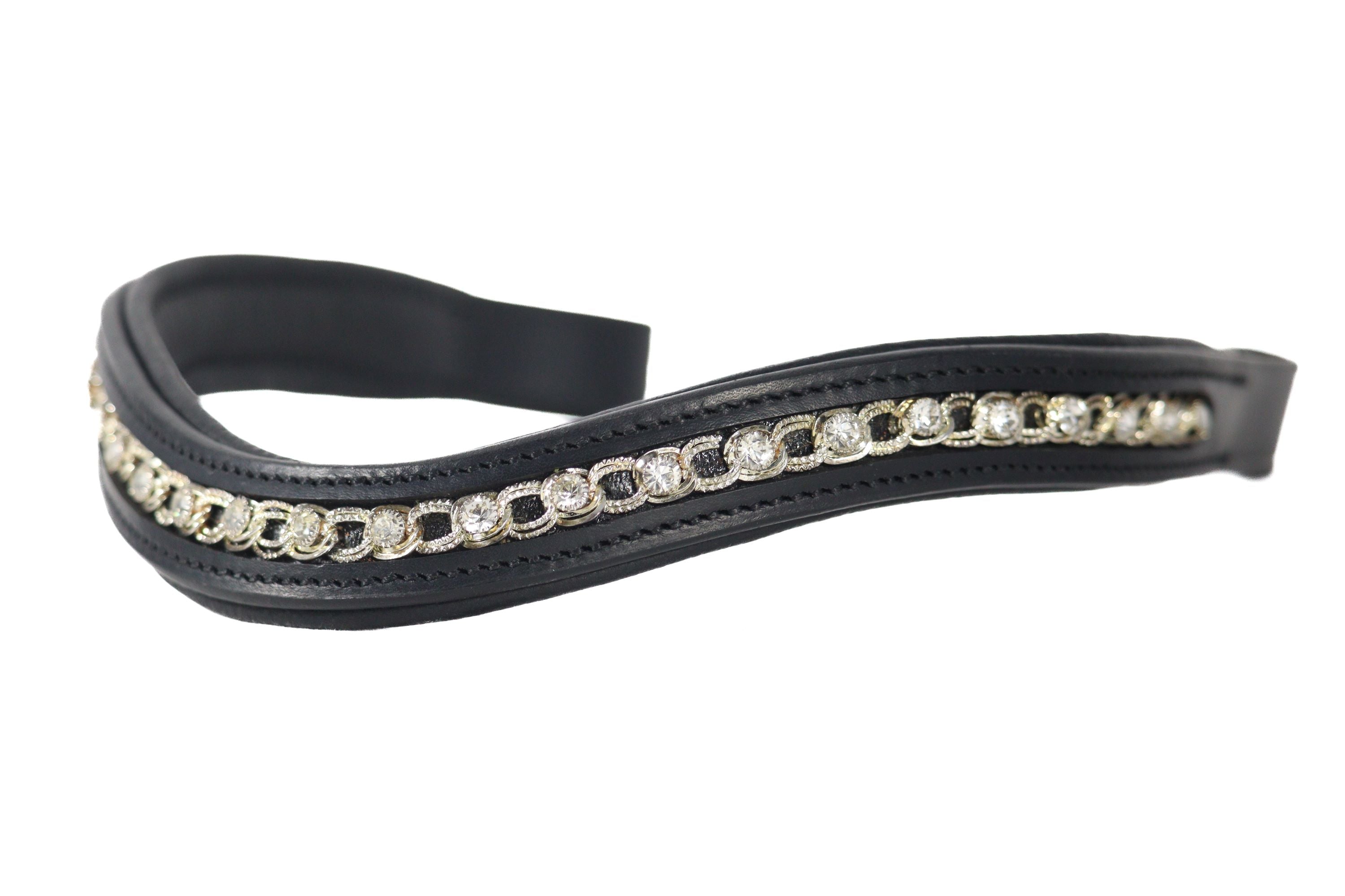 Black Snaffle Bridle ‘Ava’