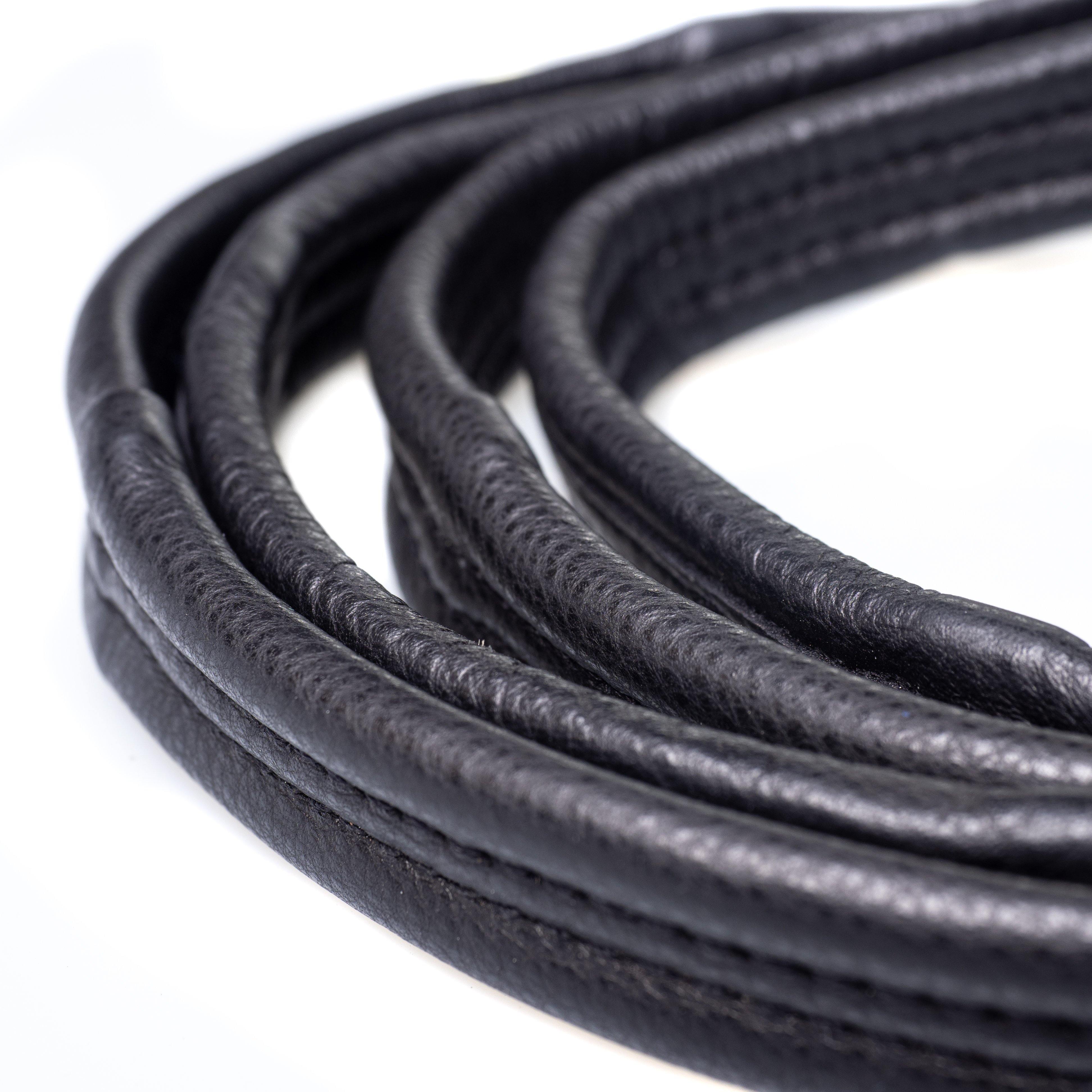Padded Leather 6/8 Billets Black Reins