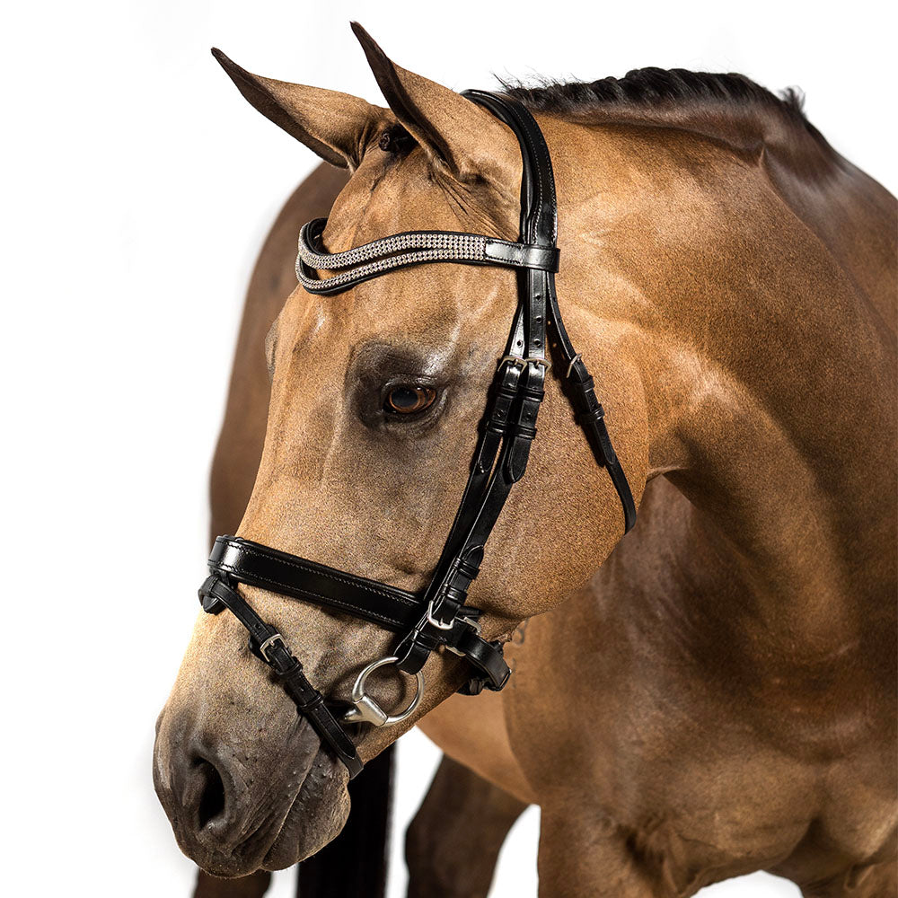 Black Snaffle Bridle ‘Gossamer’