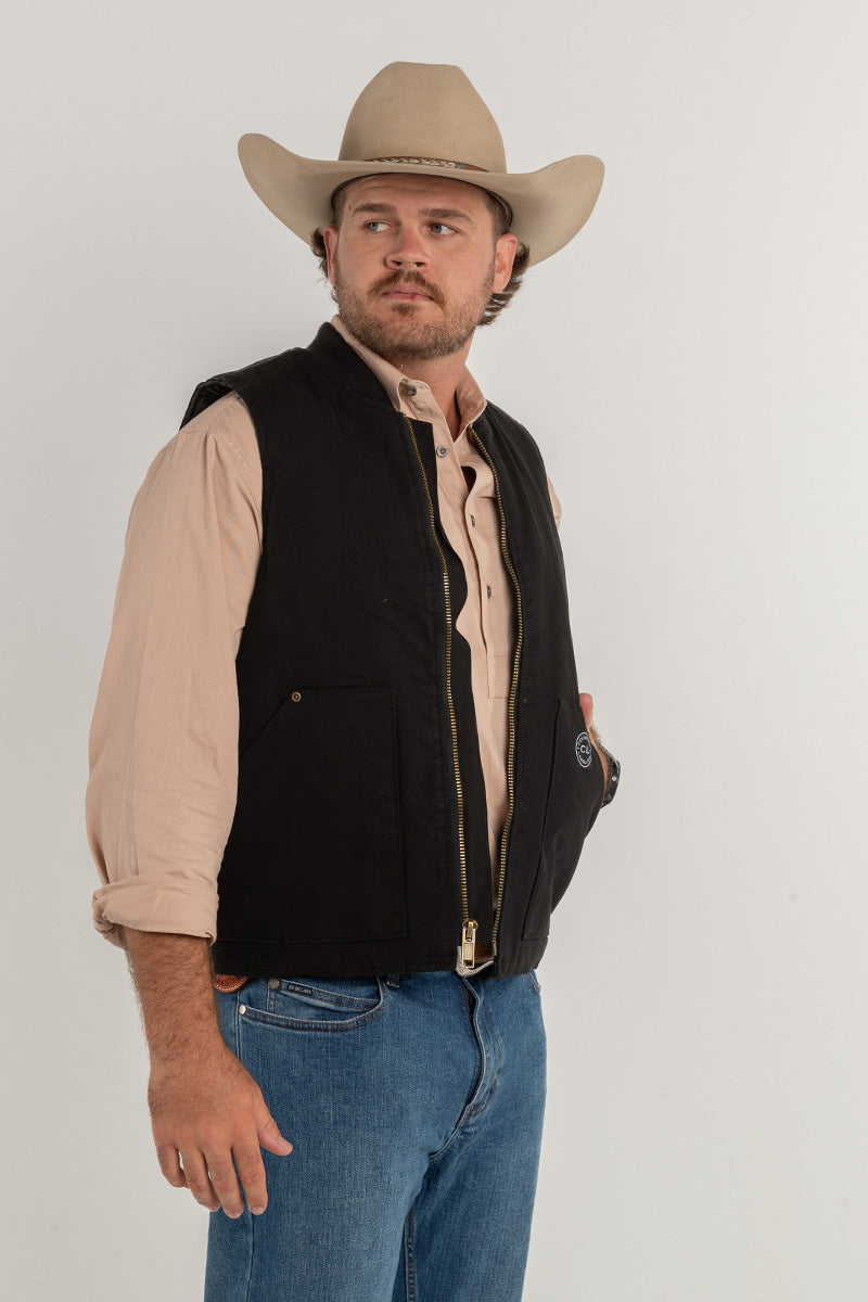 CL Canvas Vest – Black