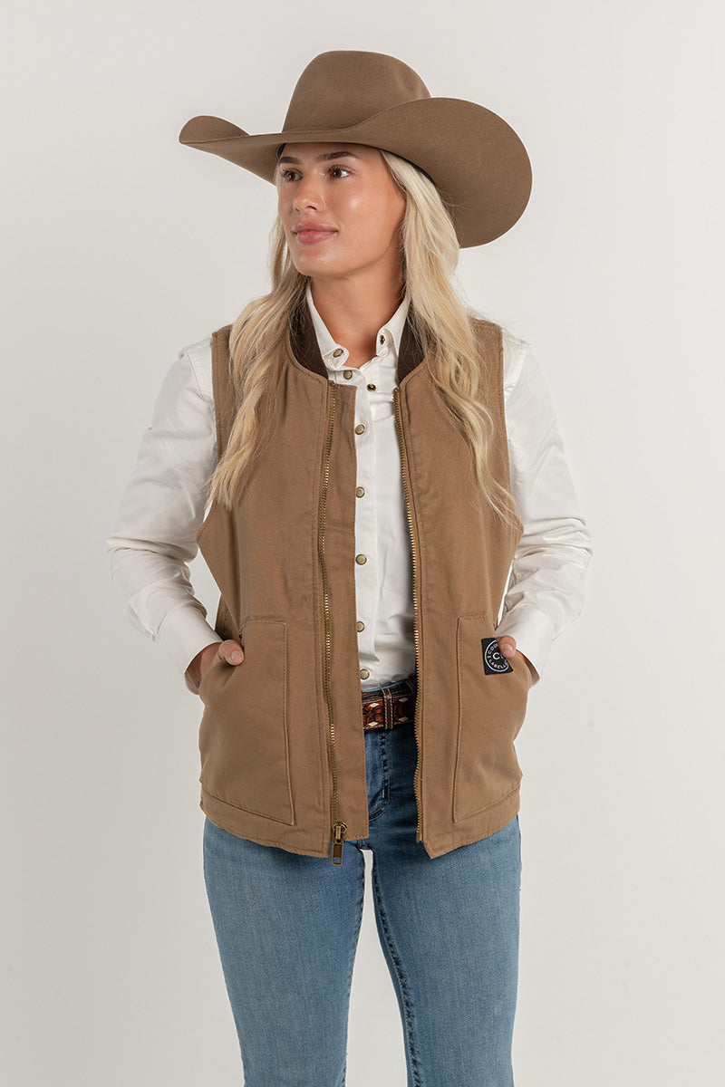 CL Canvas Vest – Frontier Brown