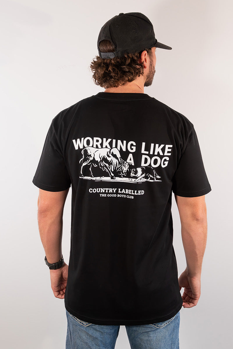 CL T Shirt  – Black – Working Dog