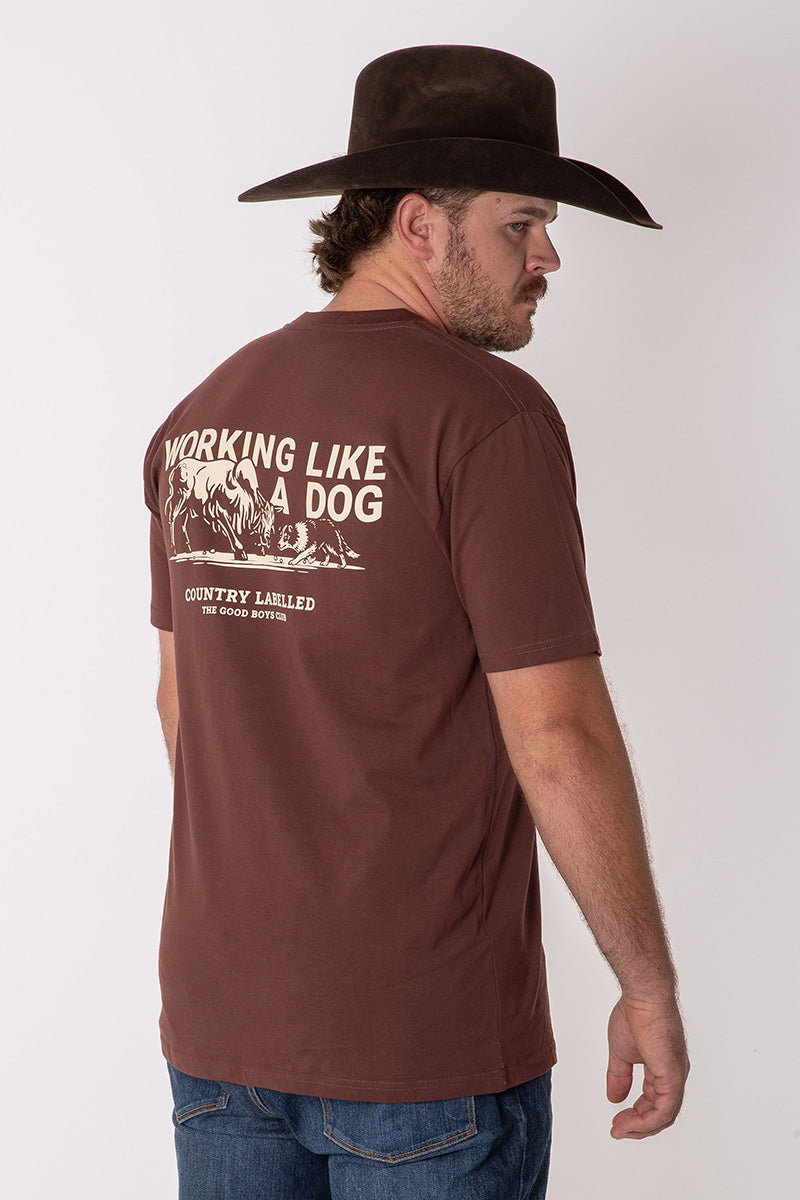CL T Shirt  – Chestnut – Working Dog