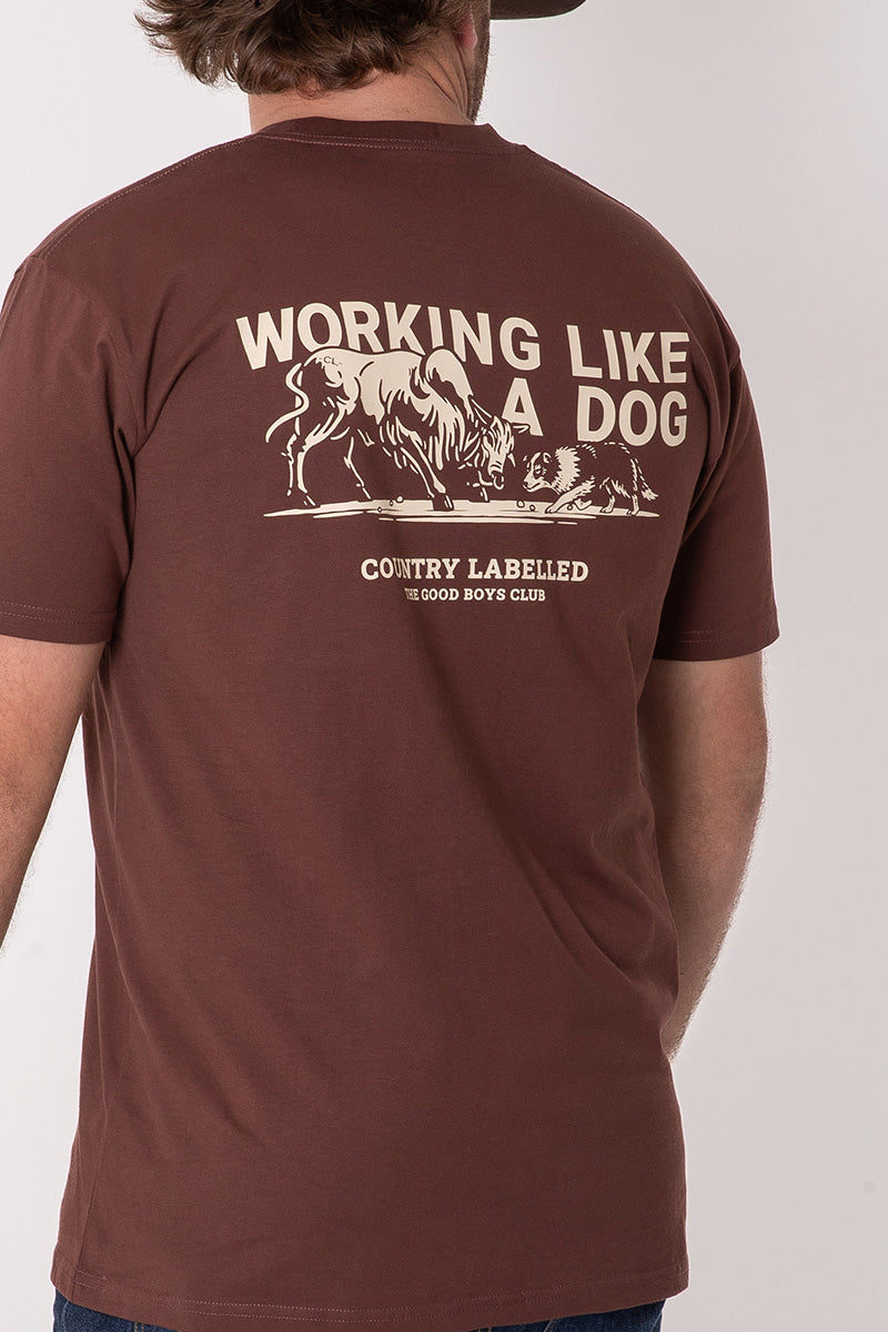 CL T Shirt  – Chestnut – Working Dog