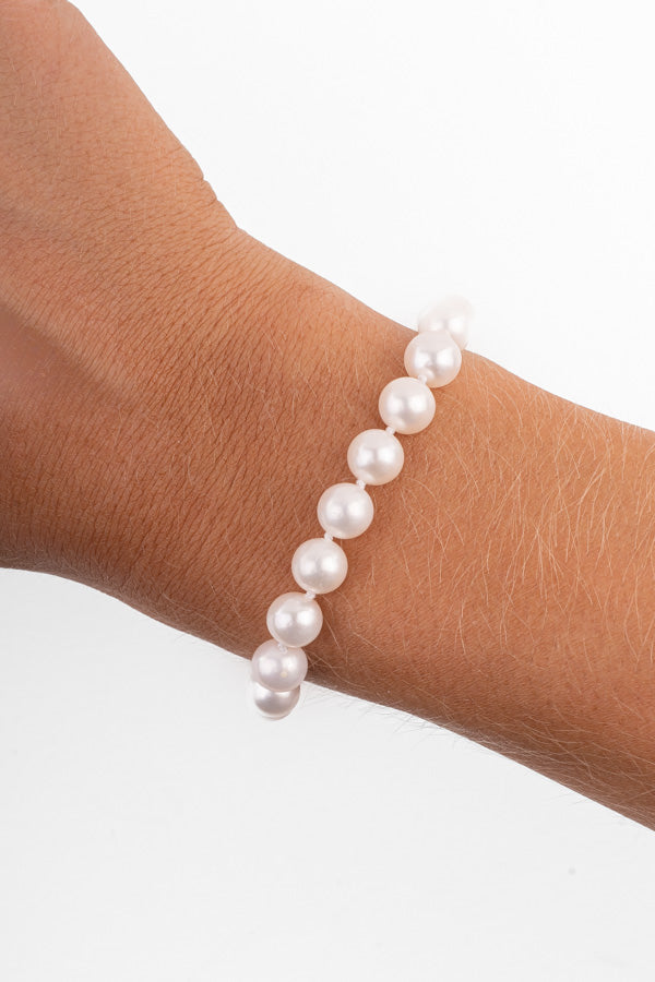 Pearl Bracelet – P72-A 7mm 8.5′ White