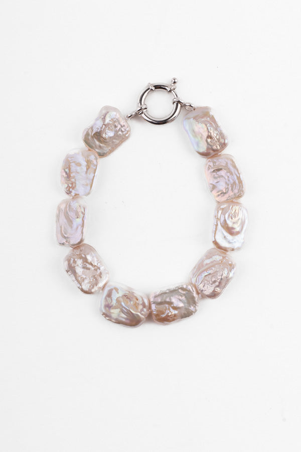 Pearl Bracelet –  P79-A 14mm 9″ Cream