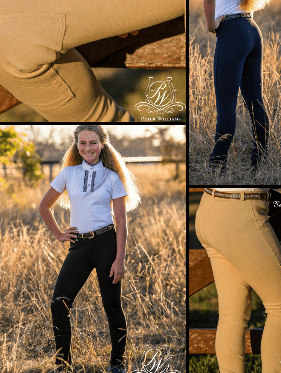 Ultimate Pull On Jodhpurs – Children Beige