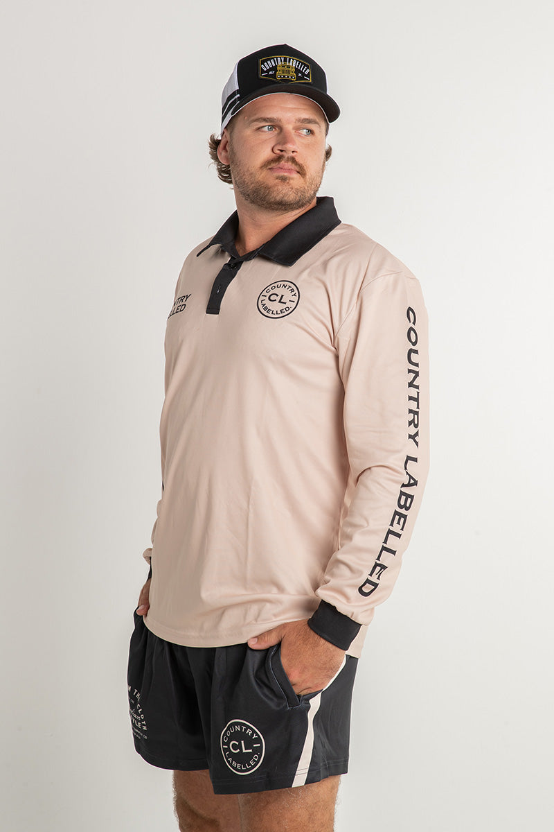 Signature Fishing Shirt – Tan & Black