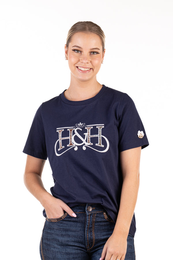 T Shirt – TS32 Navy H&H Logo