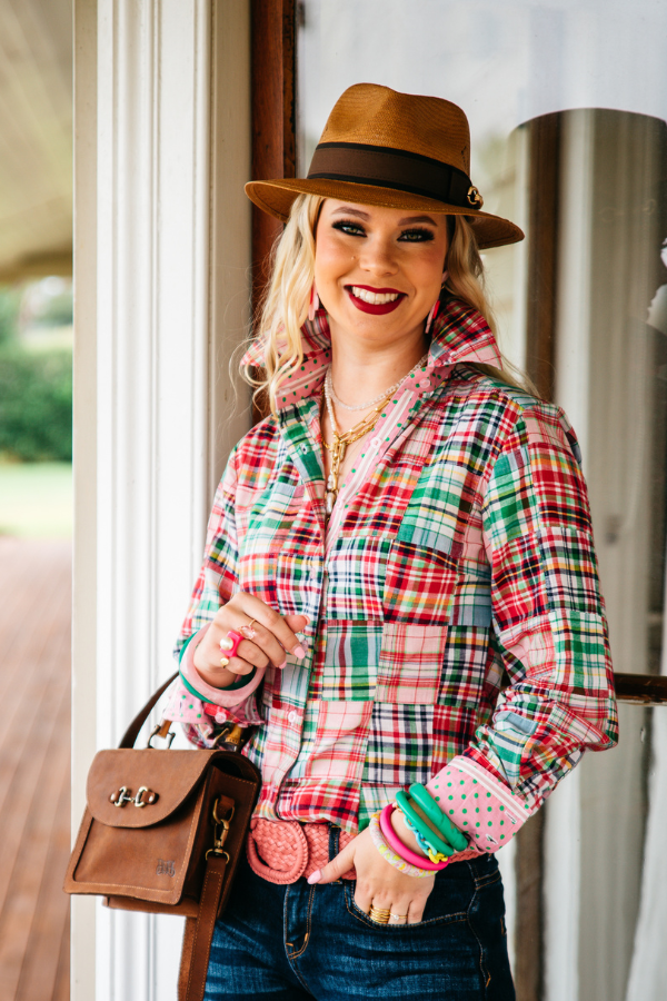 Fitted – RR01-2002 Patchwork Collared Ranch Range Arena Shirt