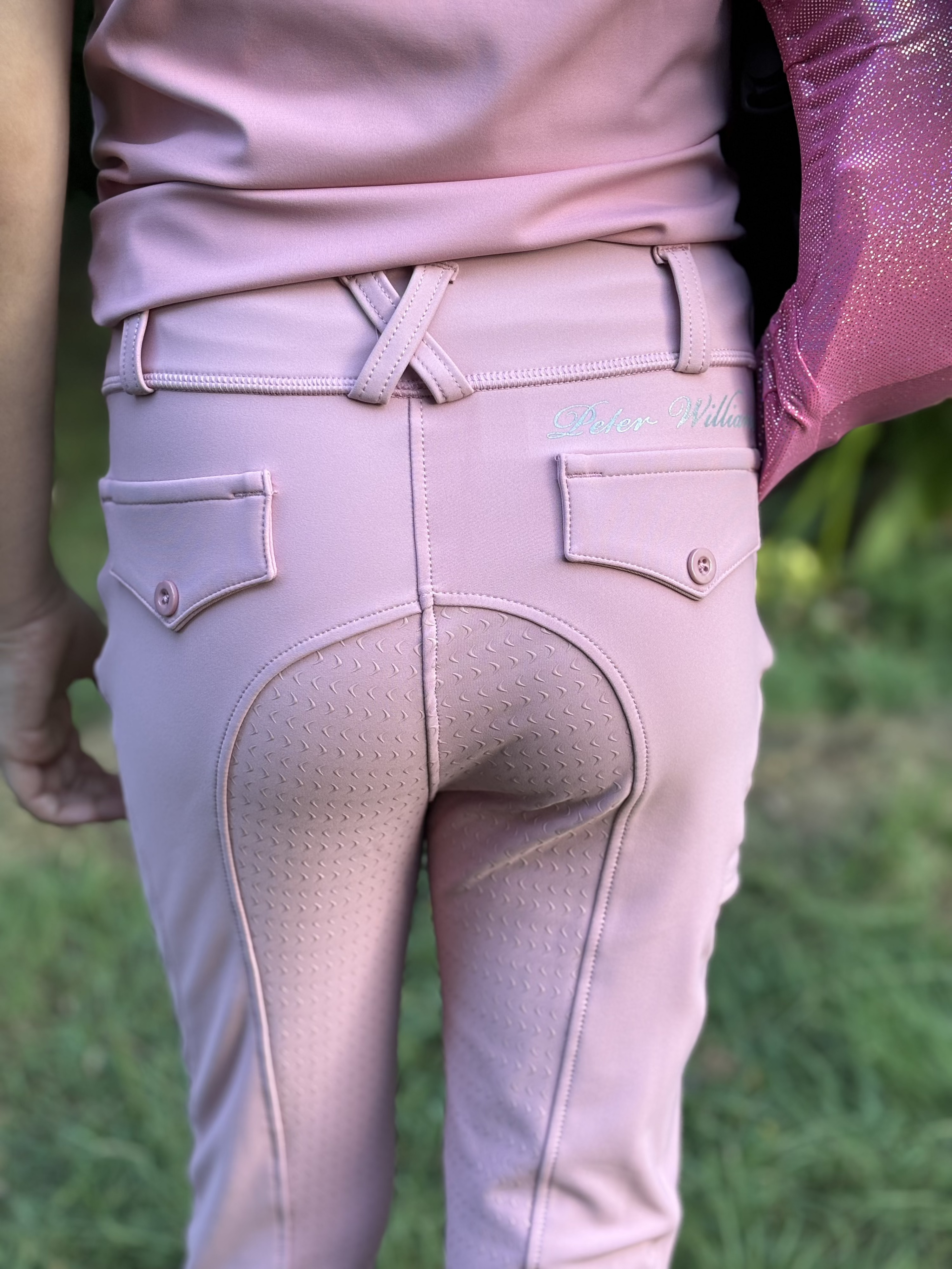 Luxe Riding Tights – Pink