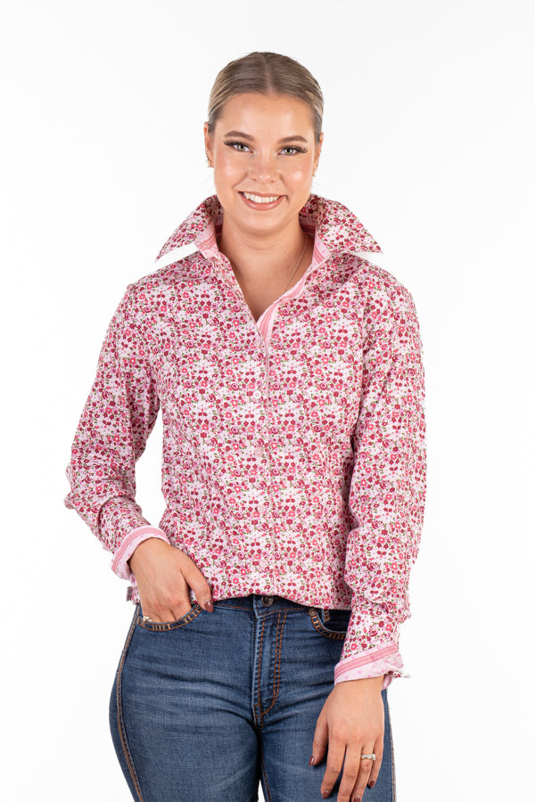 Fitted – C2000 – Floral Pink & Cerise