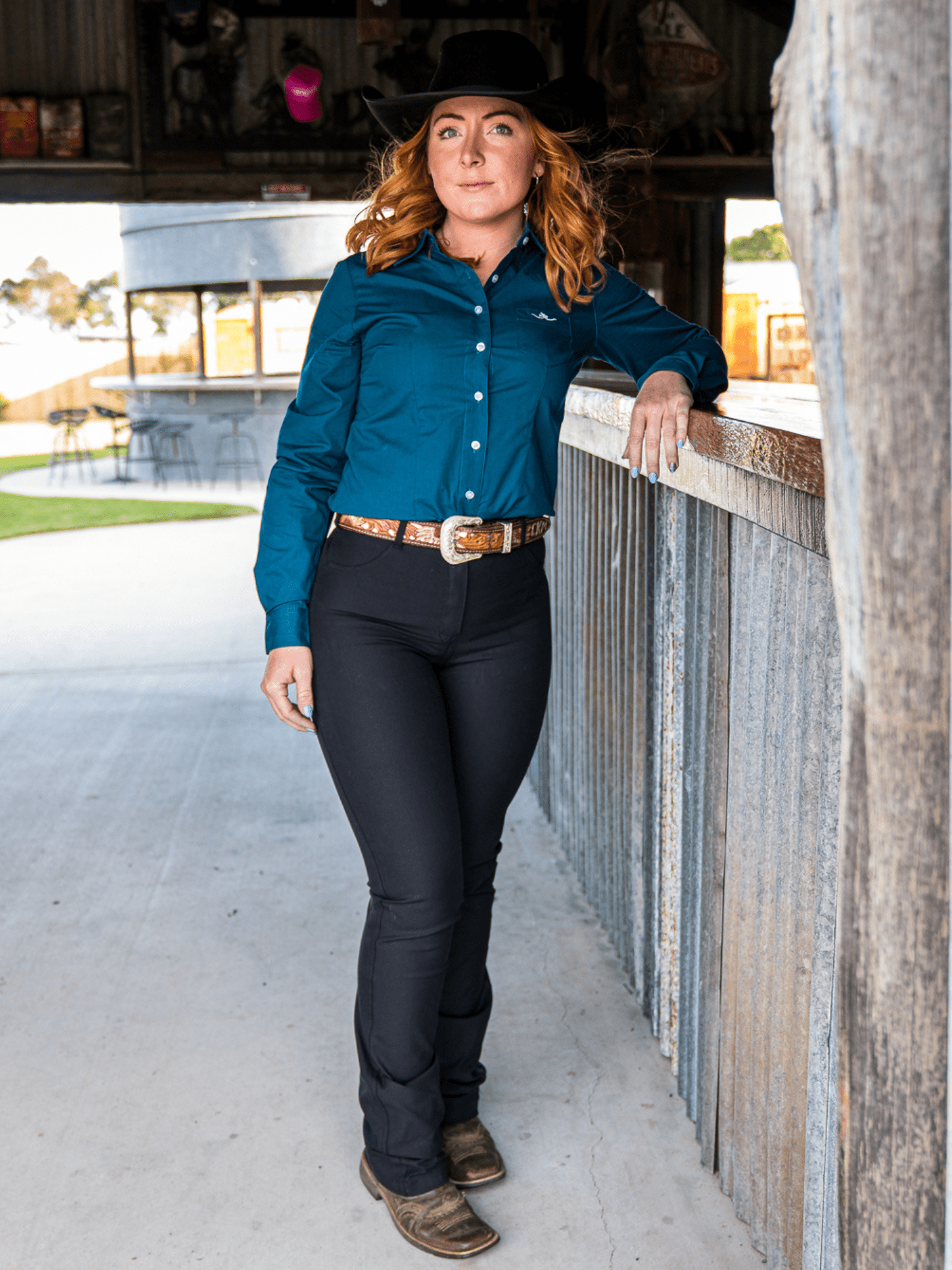 Roxby Horse Riding Jeans – Matt Black