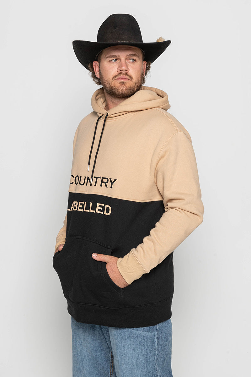 Mens – Heritage Two-Tone – Hoodie – Black & Tan
