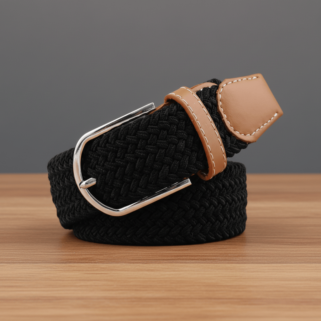 PW Braided Belt – Black