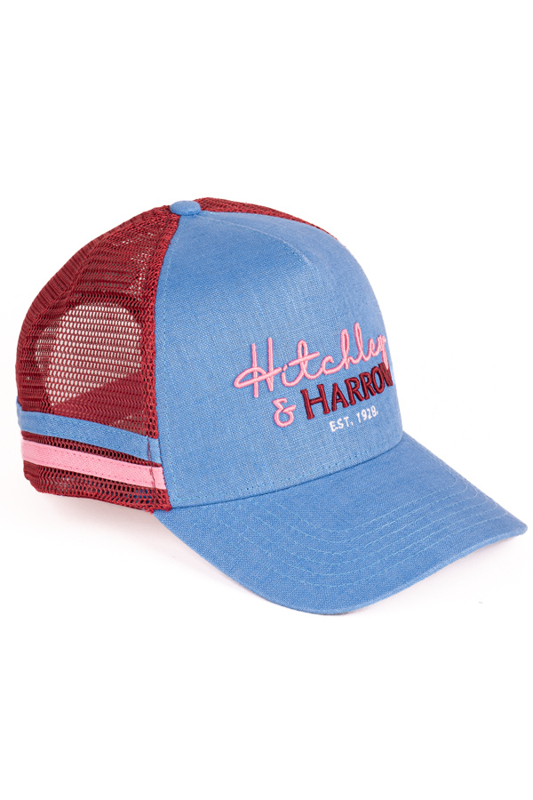Trucker Cap – Blue, Maroon, & Pink *NEEDS EDITING*