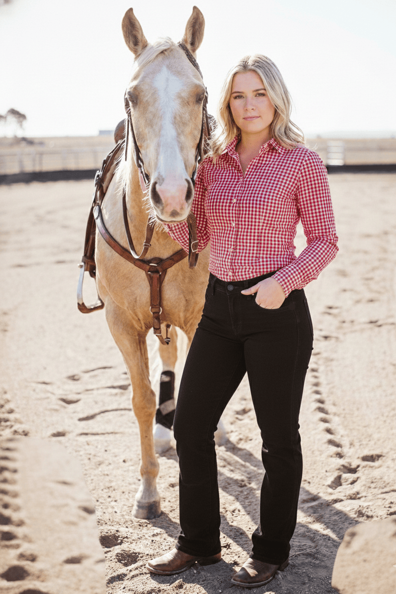 Sophia Horse Riding Jeans – Black
