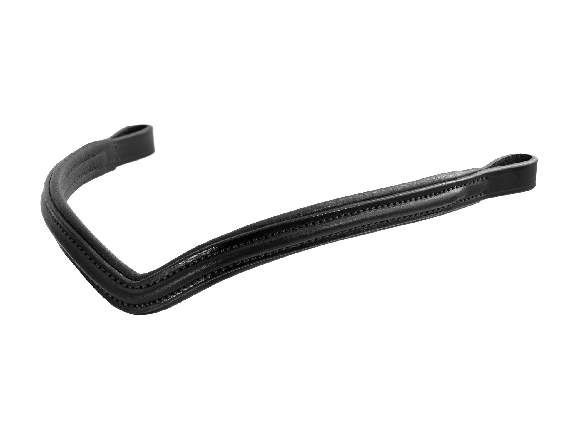THIN RAISED V – BLACK BROWBAND
