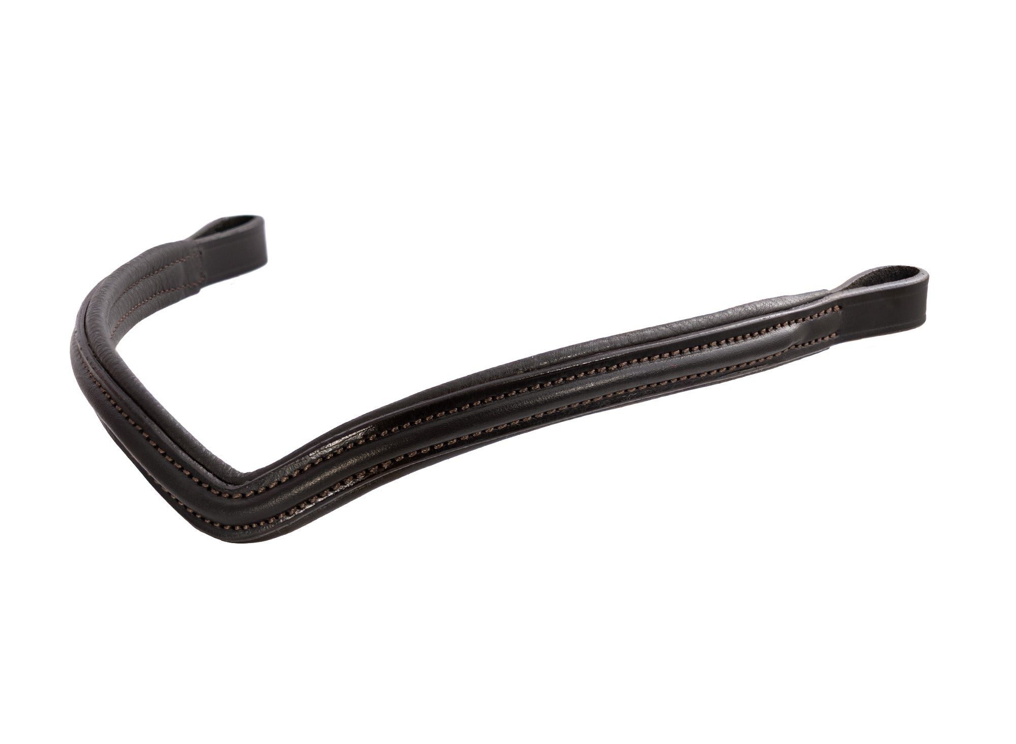 THIN RAISED V – HAVANA BROWBAND