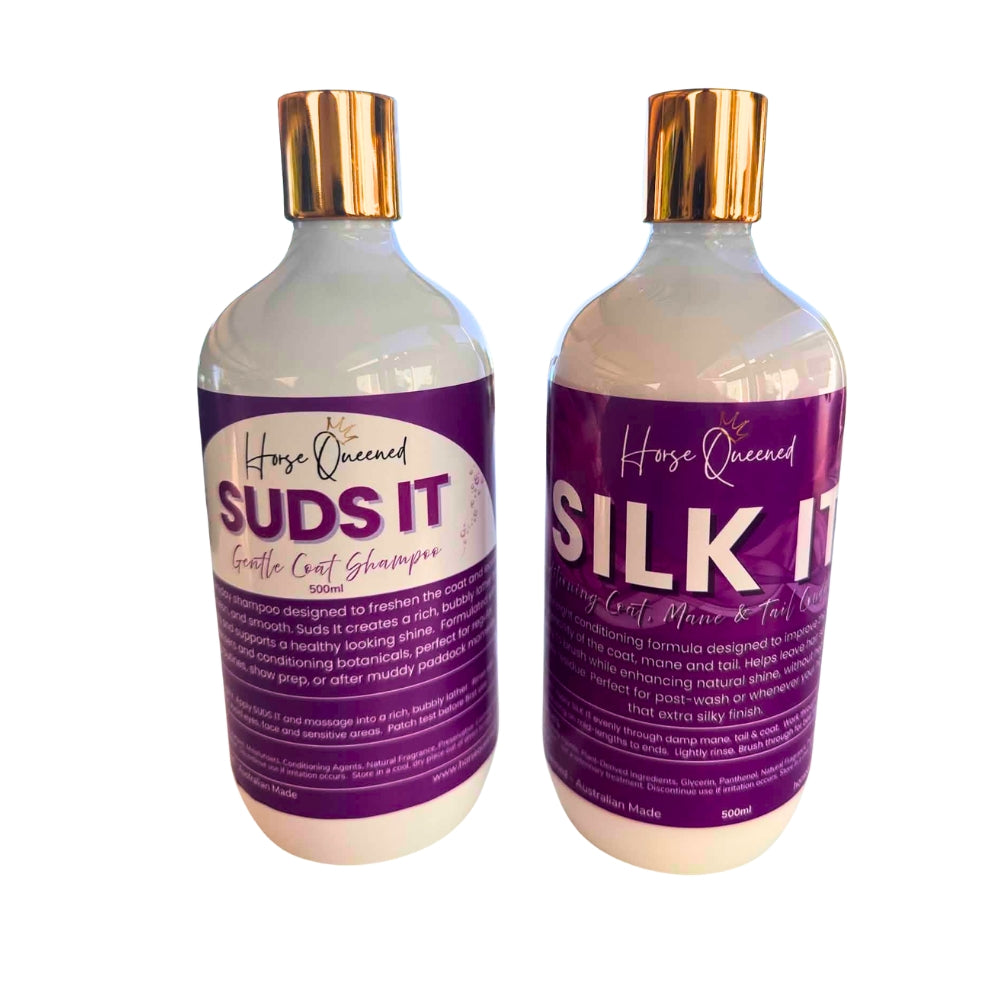 The Wash & Silk Collection &ndash; Horse Grooming Wash Day Bundle