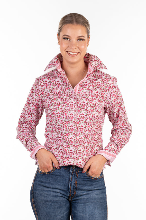 Fitted – C2000 – Floral Pink & Cerise