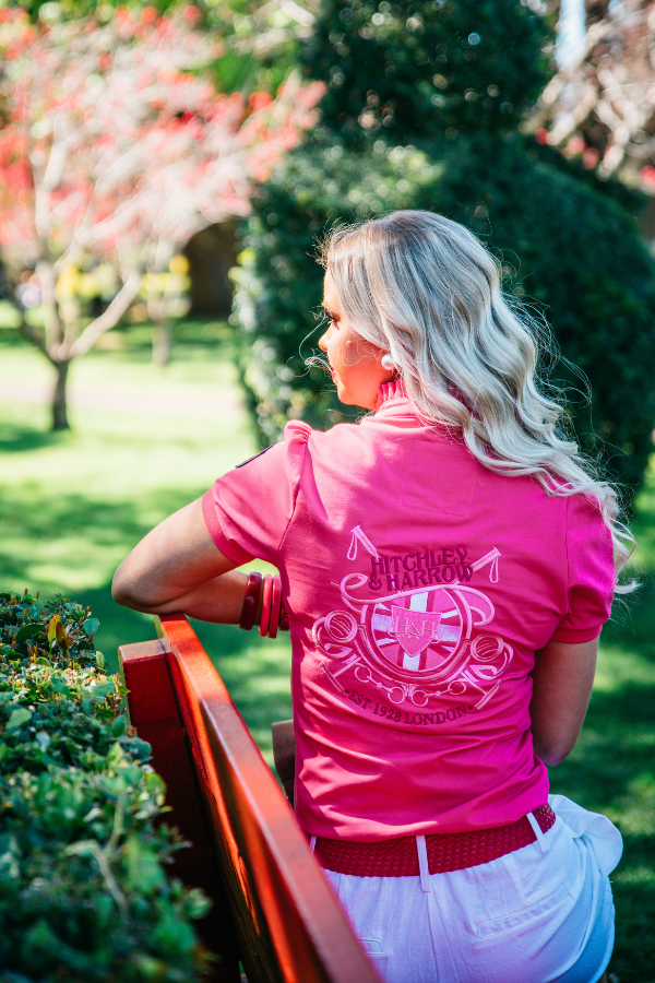 Fitted Polo – E239 – Hot Pink