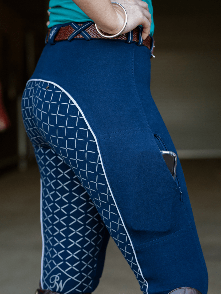 Gripper Horse Riding Breeches – Gel Seat with Phone Pocket