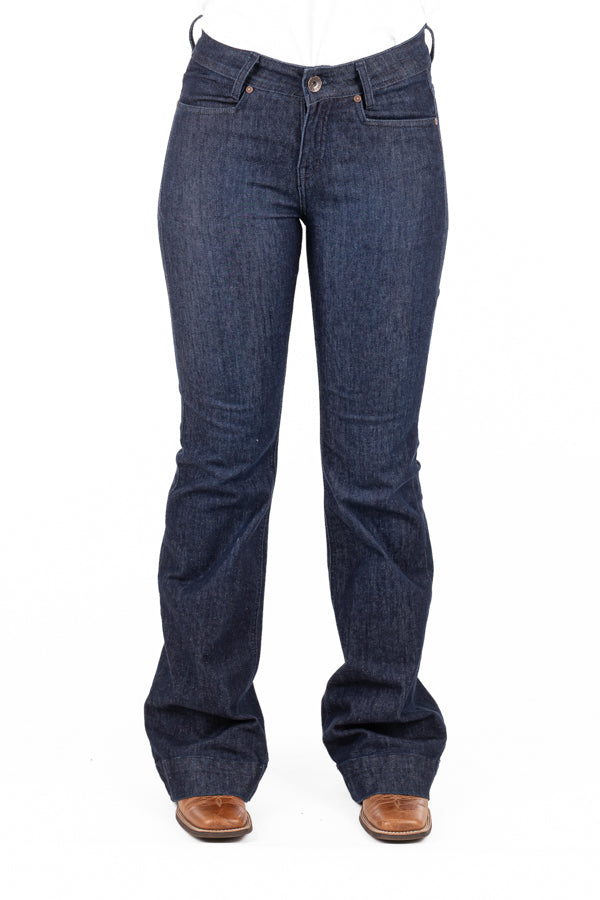Dress Trouser – SR2252 “Nashville” Dark Denim with Dark Stitch