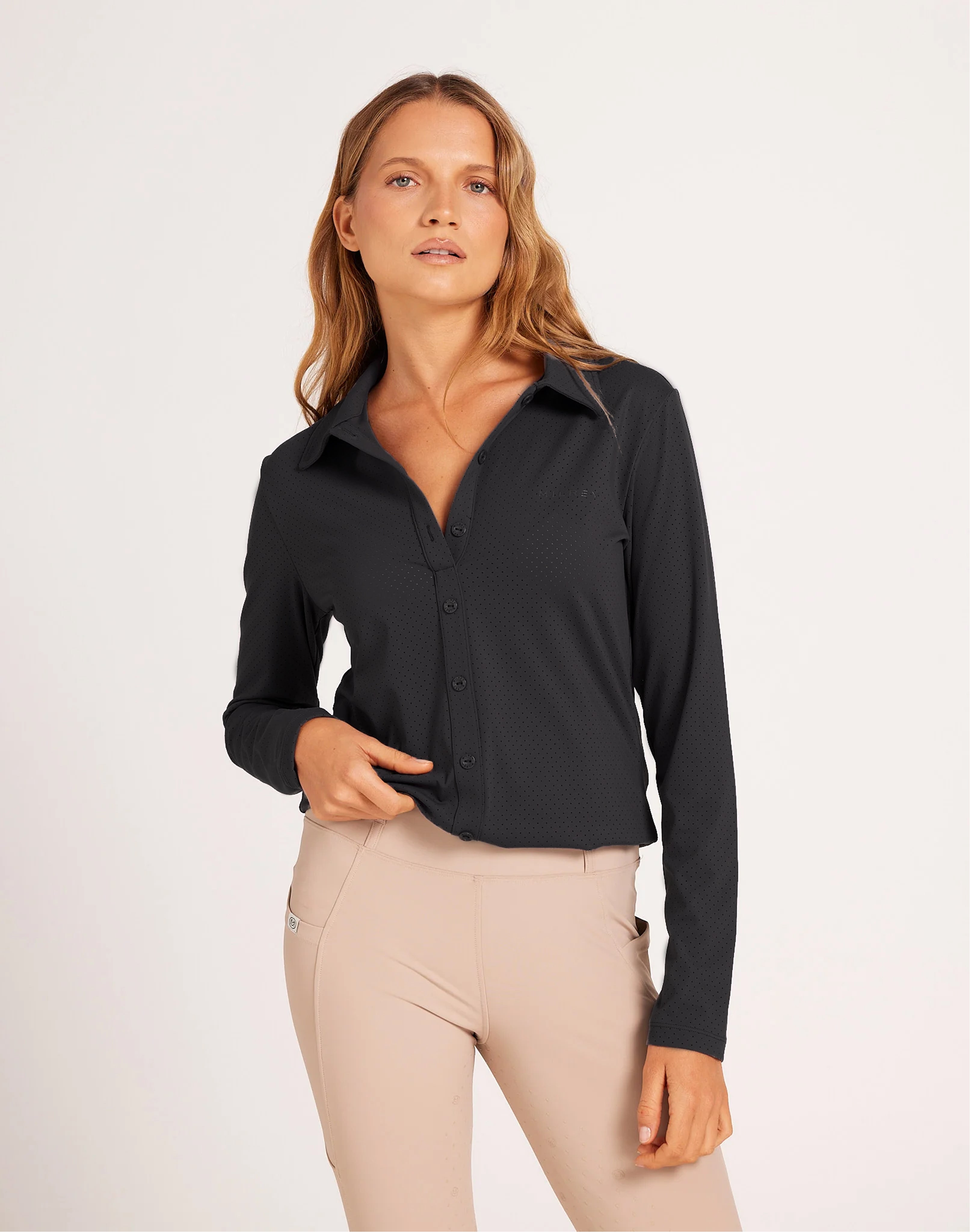 Callie Blouse Long Sleeve – Black
